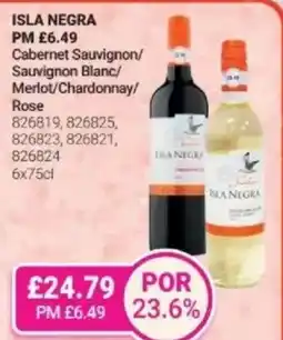 Bestway ISLA NEGRA Cabernet Sauvignon/ Sauvignon Blanc/ Merlot/Chardonnay/ Rose offer