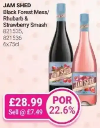 Bestway JAM SHED Black Forest Mess/ Rhubarb & Strawberry Smash offer