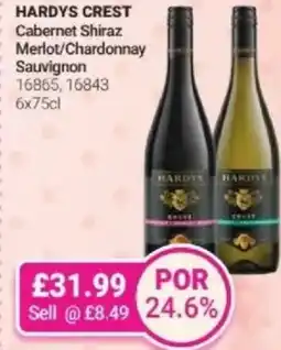 Bestway HARDYS CREST Cabernet Shiraz Merlot/Chardonnay Sauvignon offer