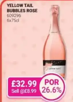 Bestway Yellow tail bubbles rose offer