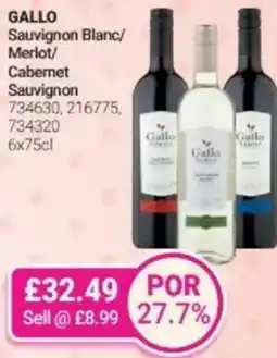 Bestway GALLO Sauvignon Blanc/ Merlot/ Cabernet Sauvignon offer
