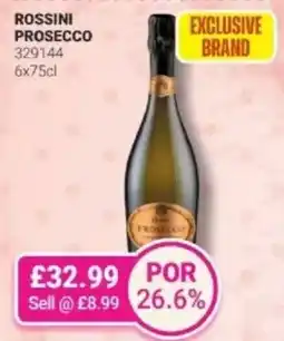 Bestway Rossini prosecco offer