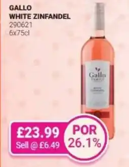 Bestway Gallo white zinfandel offer
