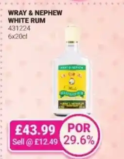 Bestway Wray & nephew white rum offer