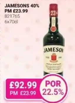 Bestway Jamesons 40% offer