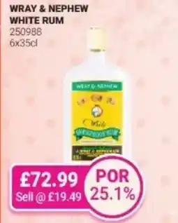 Bestway Wray & nephew white rum offer