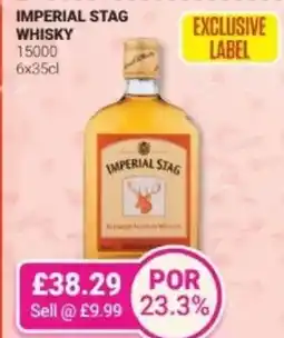 Bestway Imperial stag whisky offer
