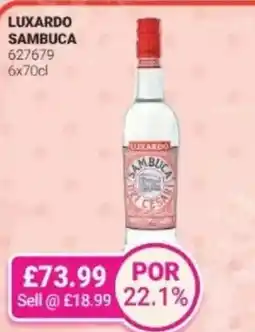 Bestway Luxardo sambuca offer