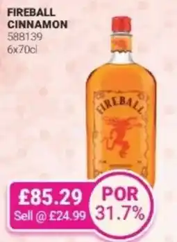 Bestway Fireball cinnamon offer