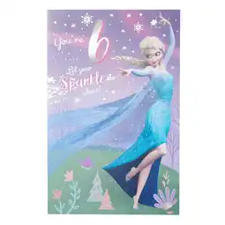 Asda Disney Frozen 6th Birthday Card offer