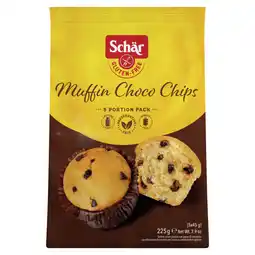 Asda Schär Muffin Choco Chips 5 x 45g (225g) offer