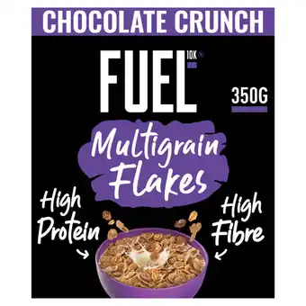 Asda Fuel 10K Multigrain Flakes Chocolate Crunch 350g offer