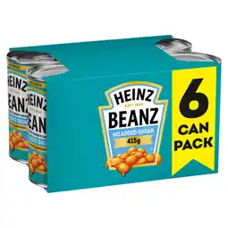 Asda Heinz No Added Sugar Baked Beans in a Rich Tomato Sauce offer