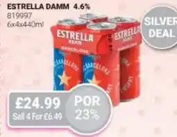 Bestway ESTRELLA DAMM 4.6% offer