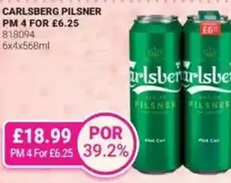 Bestway Carlsberg pilsner offer