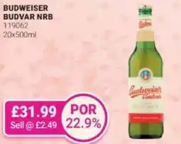 Bestway Budweiser budvar nrb offer