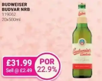 Bestway Budweiser budvar nrb offer