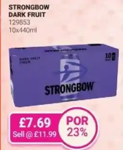 Bestway Strongbow dark fruit offer