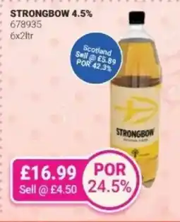 Bestway Strongbow 4.5% offer