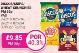 Bestway Discos/skips/ wheat crunchies offer