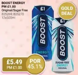 Bestway BOOST ENERGY Original/Sugar Free offer