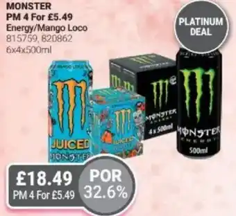 Bestway MONSTER Energy/Mango Loco offer