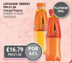 Bestway Lucozade energy Orange/Original offer