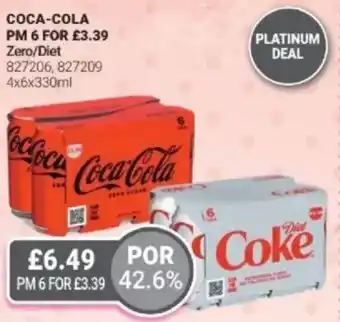 Bestway COCA-COLA Zero/Diet offer