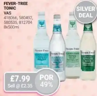 Bestway Fever-tree tonic offer