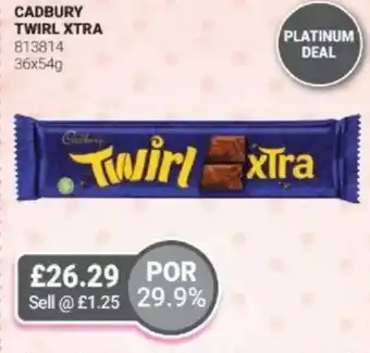 Bestway Cadbury twirl xtra offer