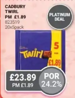 Bestway Cadbury twirl offer