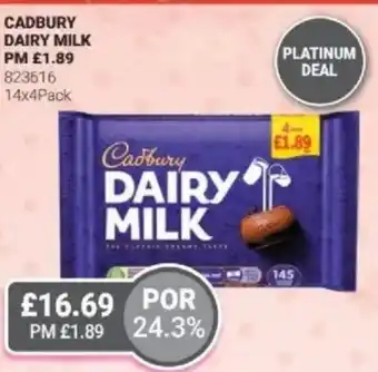 Bestway CADBURY Dairy milk offer