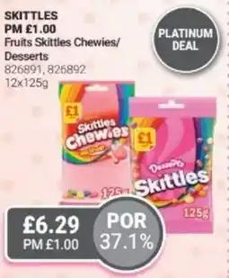 Bestway SKITTLES Fruits Skittles Chewies/ Desserts offer
