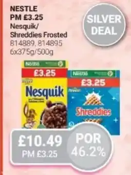 Bestway NESTLE Nesquik/ Shreddies Frosted offer