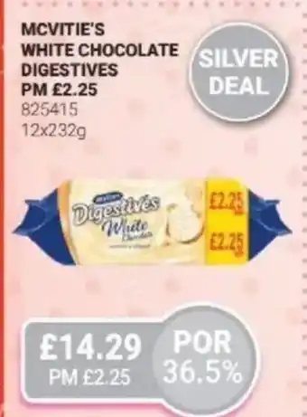 Bestway MCVITIE'S White chocolate digestives offer