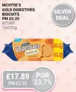 Bestway MCVITIE'S Gold digestives biscuits offer