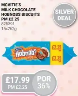 Bestway MCVITIE'S Milk chocolate hobnobs biscuits offer