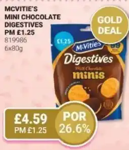 Bestway MCVITIE'S Mini chocolate digestives offer