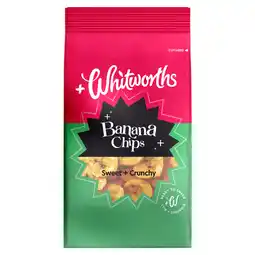 Iceland Whitworths Banana Chips 140g offer