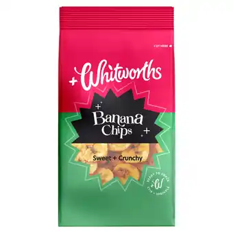 Iceland Whitworths Banana Chips 140g offer