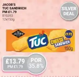 Bestway JACOB'S Tuc sandwich offer