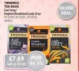 Bestway Tea bags Earl Grey/ English Breakfast/Lady Grey offer