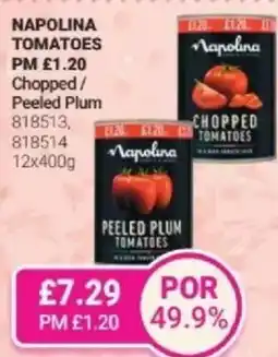 Bestway NAPOLINA Tomatoes Chopped/ Peeled Plum offer