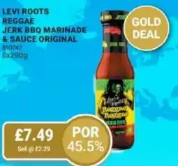 Bestway LEVI ROOTS Reggae jerk bbq marinade & sauce original offer