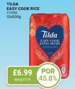 Bestway TILDA Easy cook rice offer