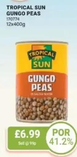 Bestway Tropical sun gungo peas offer