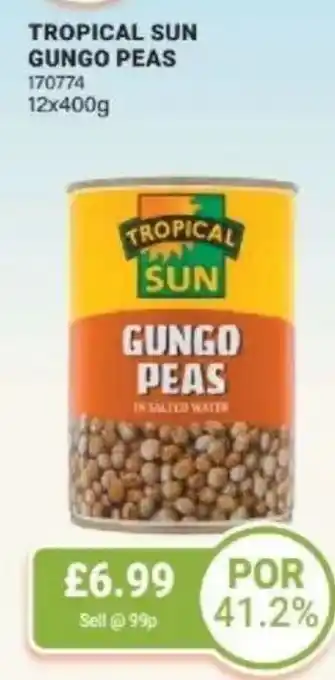 Bestway Tropical sun gungo peas offer