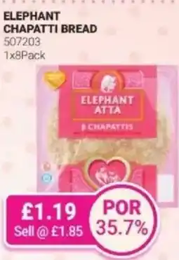 Bestway Elephant chapatti bread offer