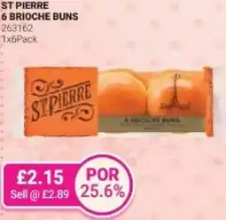Bestway ST PIERRE 6 brioche buns offer