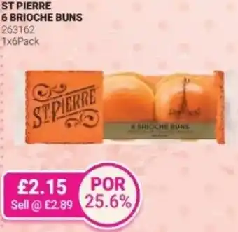 Bestway ST PIERRE 6 brioche buns offer